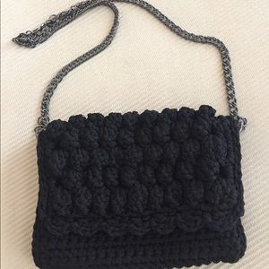 Crochet shoulder purse
